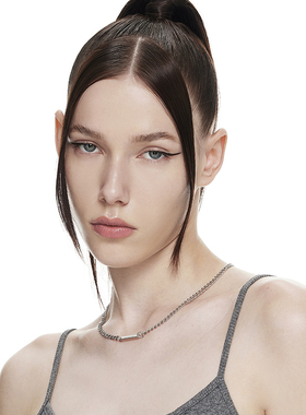 oammi钛钢男项链潮男学生情侣