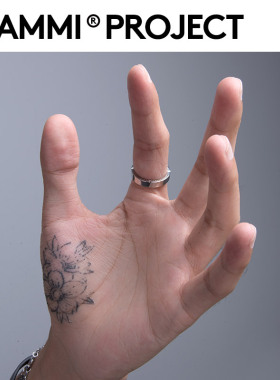 原创设计风街舞蹦迪戒指