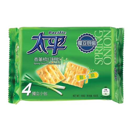 香港代购亿滋太平苏打梳打饼干奶盐葱香芝麻紫薯味4小包100g-图3