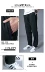 Quần thể thao nam thẳng lỏng mỏng mùa xuân quần cotton dài cộng với chất béo lớn dây kéo béo gần miệng cộng với nhung - Quần mỏng quần dài thể thao nam Quần mỏng