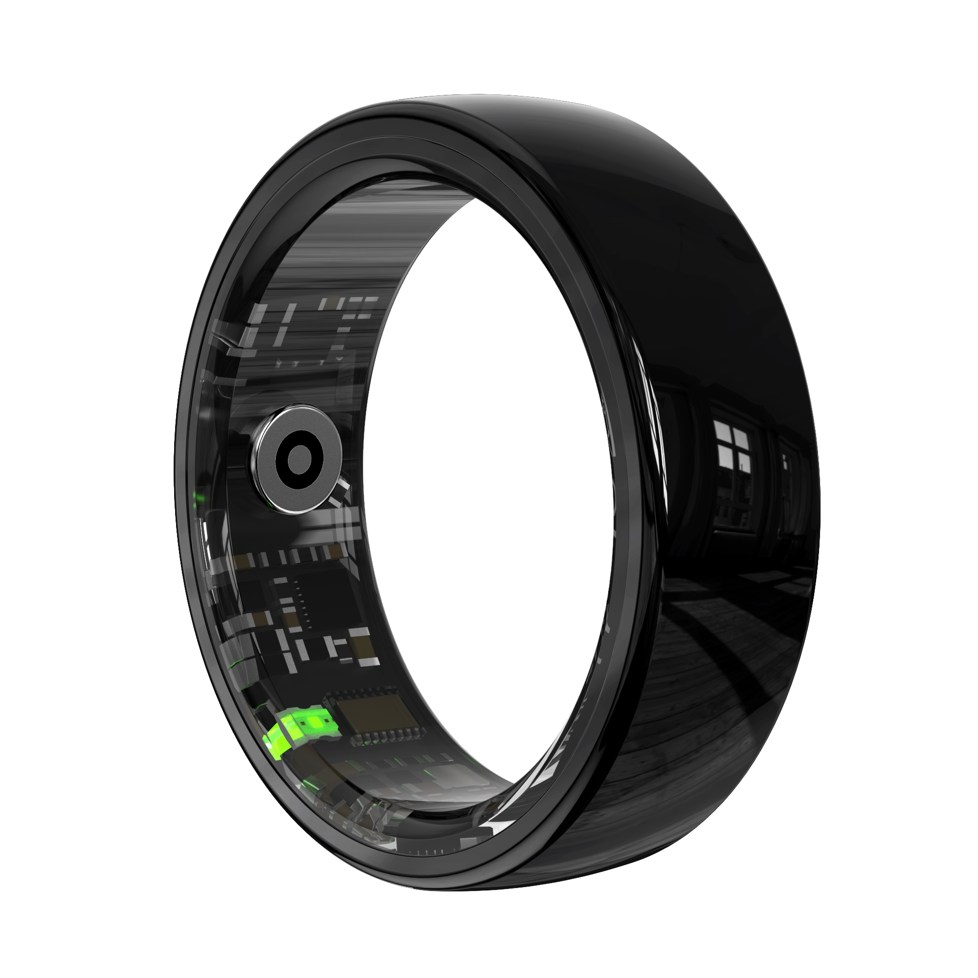 R12 ceramic smart ring heart rate waterproof