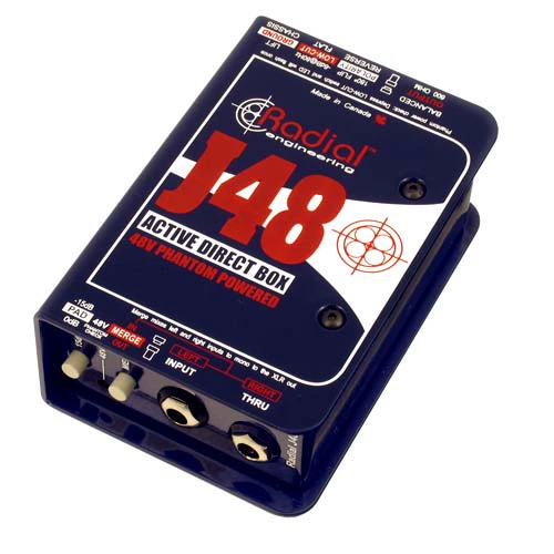 Canada Radial J48/Stereo JDI/Stereo -Sound Sound Sound Specials Series Профессиональная гитара клавиатура DI Box