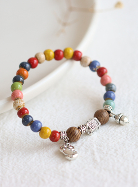 国风景德镇瓷珠手链民族风手串