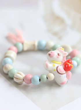 马年文创生肖小朋友陶瓷手链