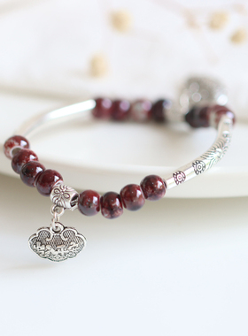 新中式复古民族风陶瓷手链手串