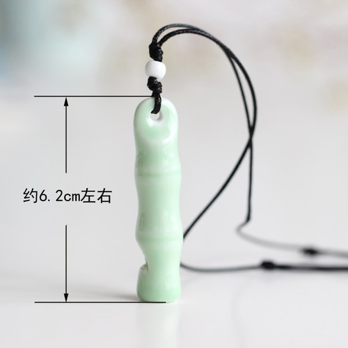 花千骨指骨瓷器口哨手工景德镇陶瓷项链吊坠情侣朋友礼物饰品339 - 图2