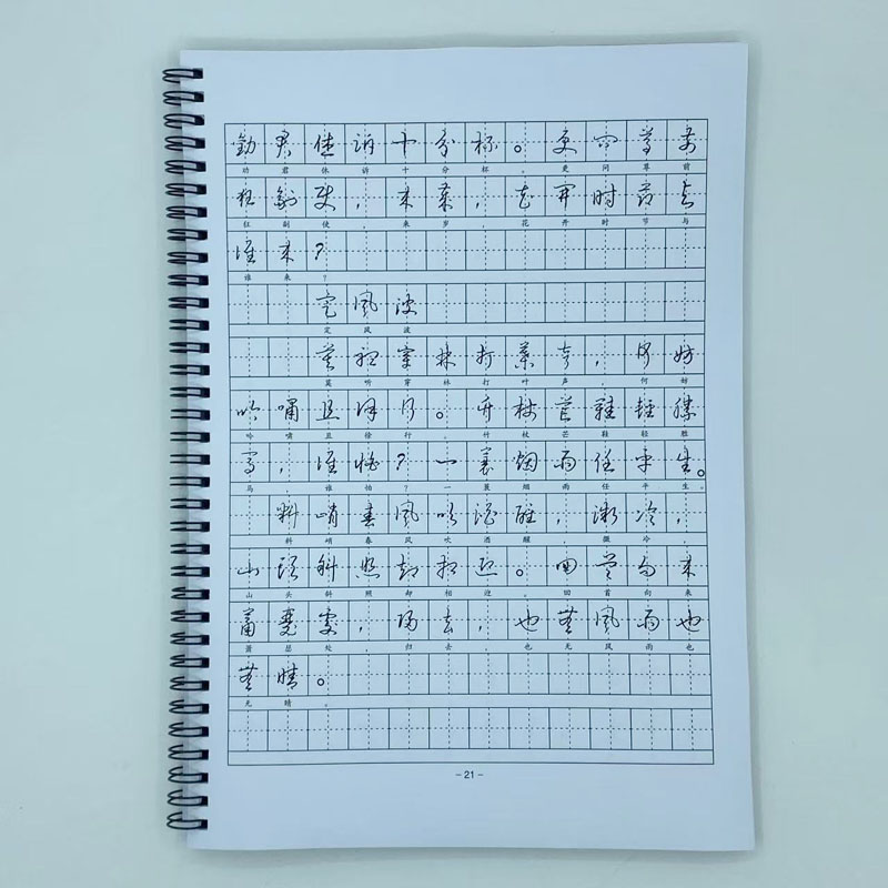 （定制字帖）繁体草书 苏轼词选苏东坡 硬笔钢笔字帖 附简体对照