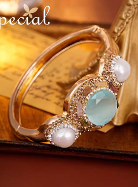 SPECIAL欧美个性轻奢珍珠手镯女
