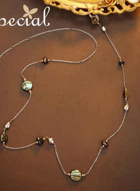 SPECIAL贝壳毛衣链女