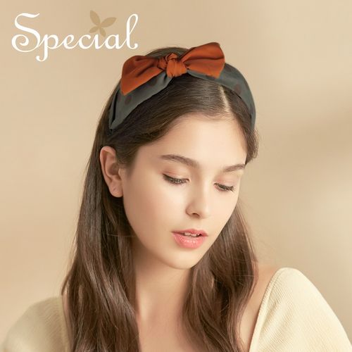 SPECIAL复古轻奢设计感蝴蝶结发卡宽发箍压发洗脸发饰头饰女礼物 - 图1