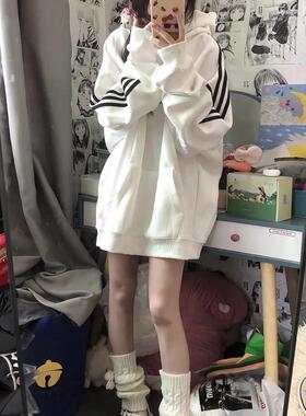 加绒初中高中学生宽松慵懒风外套