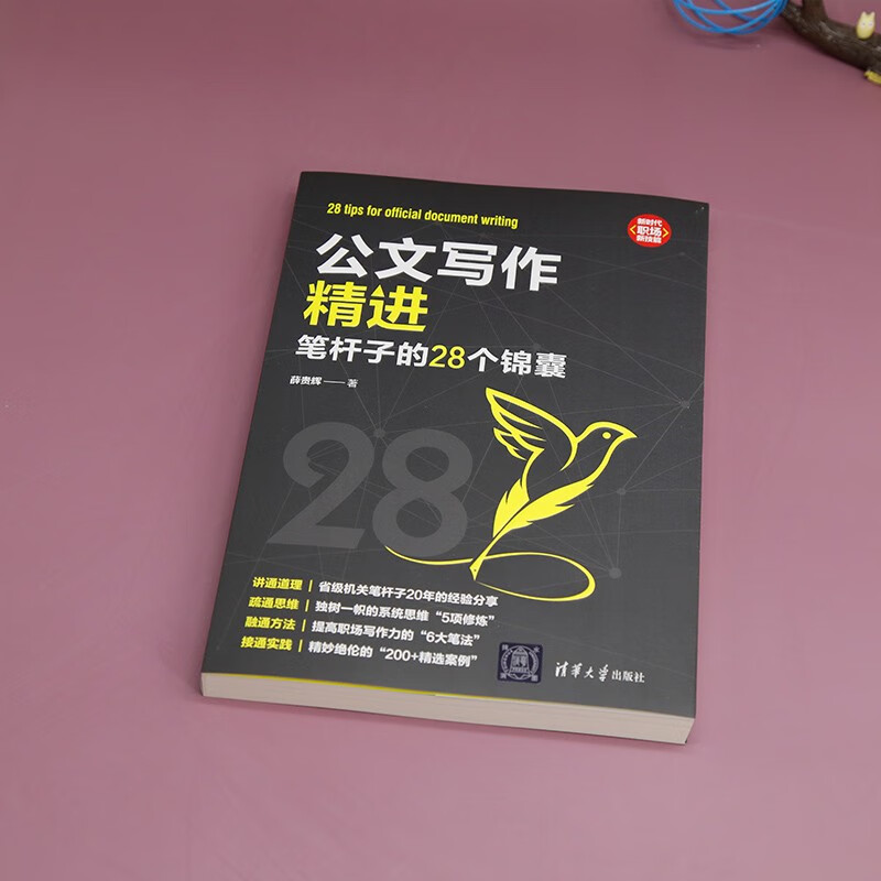 公文写作精进 笔杆子的28个锦囊 薛贵辉 写作思维结构谈写材料写作文稿秘籍规范格式标题新手实战金句范文速查大全一本通书正版 - 图1