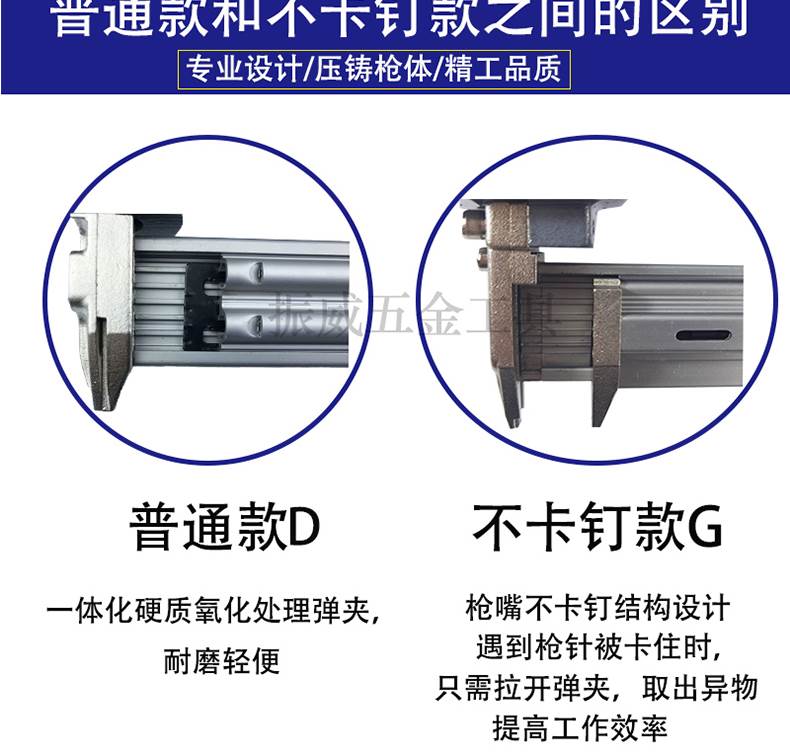 中杰气钉枪F30直钉枪1013码钉枪625蚊钉枪木工钉枪ST64钢钉枪拔钉-图1