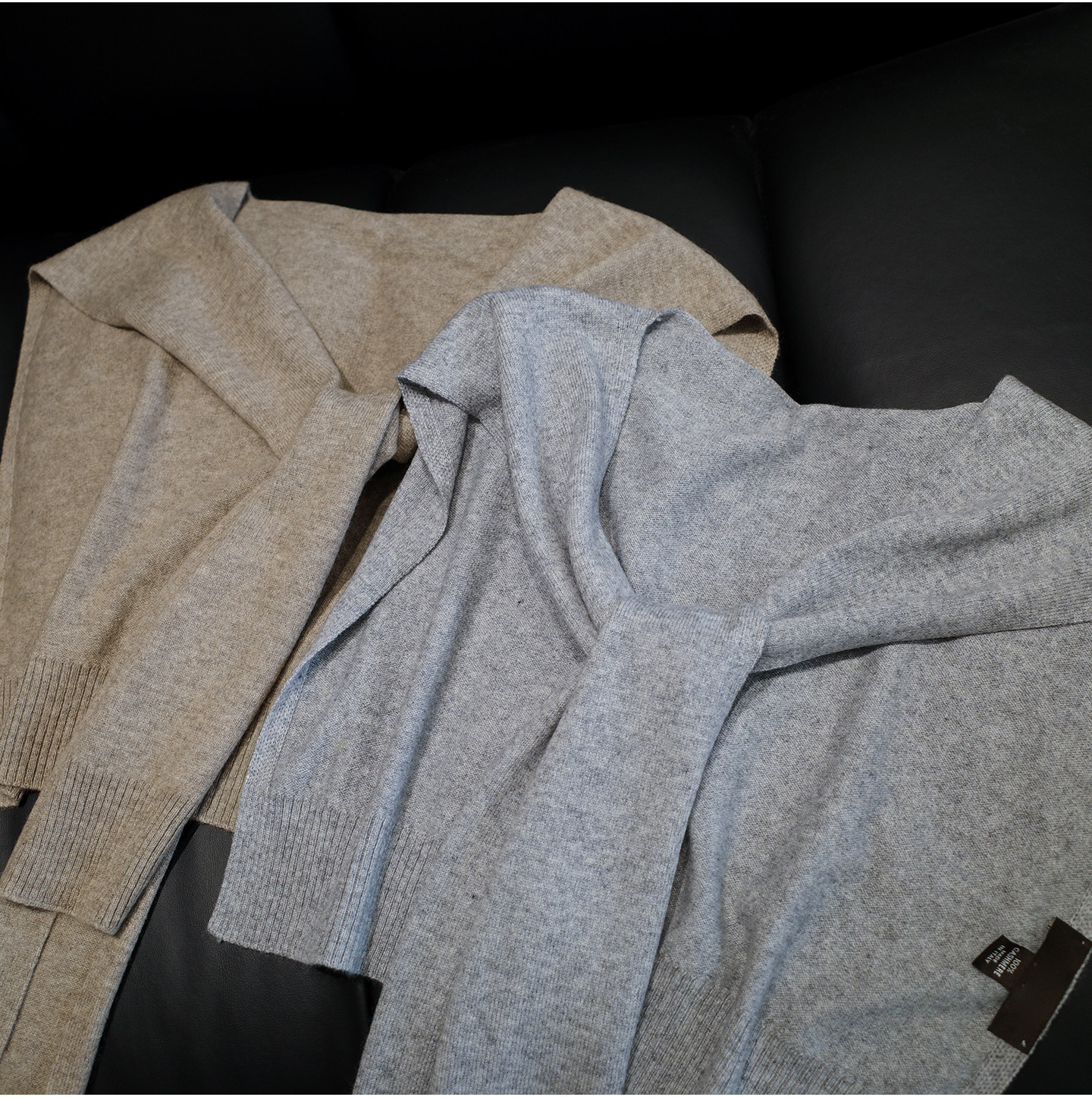 兼具时尚与温度 休闲百搭 羊绒针织护颈披肩保暖围巾