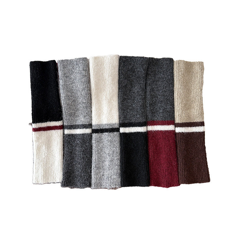 秋冬y2k羊毛拼色针织袜套女中筒堆堆袜加厚保暖美拉德灰色护腿袜,淘宝优惠券,粉丝福利购,淘宝优惠卷