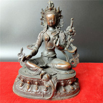 Imitation ancient handicraft bronze ware pure bronze degree mother Guanyin pendulum piece Bauer Waterloo connoisseurre collection Jiapong