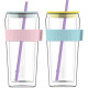 LOCK&LOCK heat-resistant glass cup ins style girl