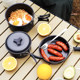 LOCK&LOCK camping pot set portable outdoor camping cooker cooking pot frying pan picnic supplies aluminum alloy