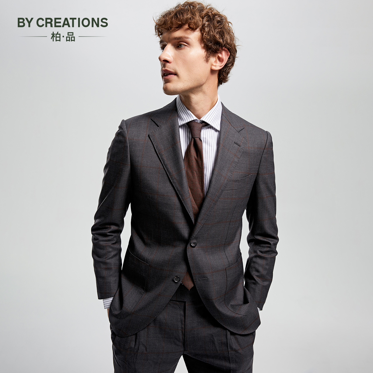 【羊毛单西福袋】柏品商务休闲西服外套男西装上衣正装外套秒杀 - 图3