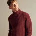 By Creations 柏 品 19 mùa thu và mùa đông áo len cashmere nguyên chất áo len cao cổ áo len xoắn dày - Áo len Cashmere