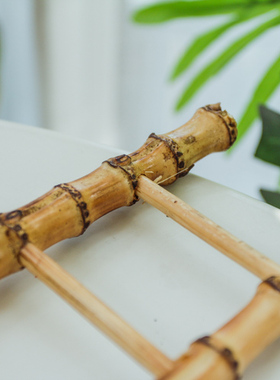 竹木节节高升仿古工艺品扶梯摆件