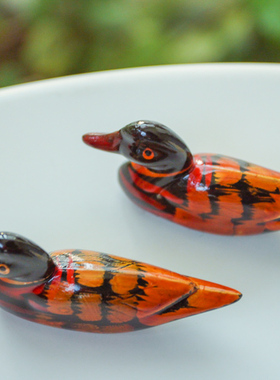 zakka迷你动物树脂工艺品小鸭子