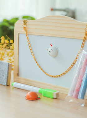 zakka迷你手写板原木双面挂墙