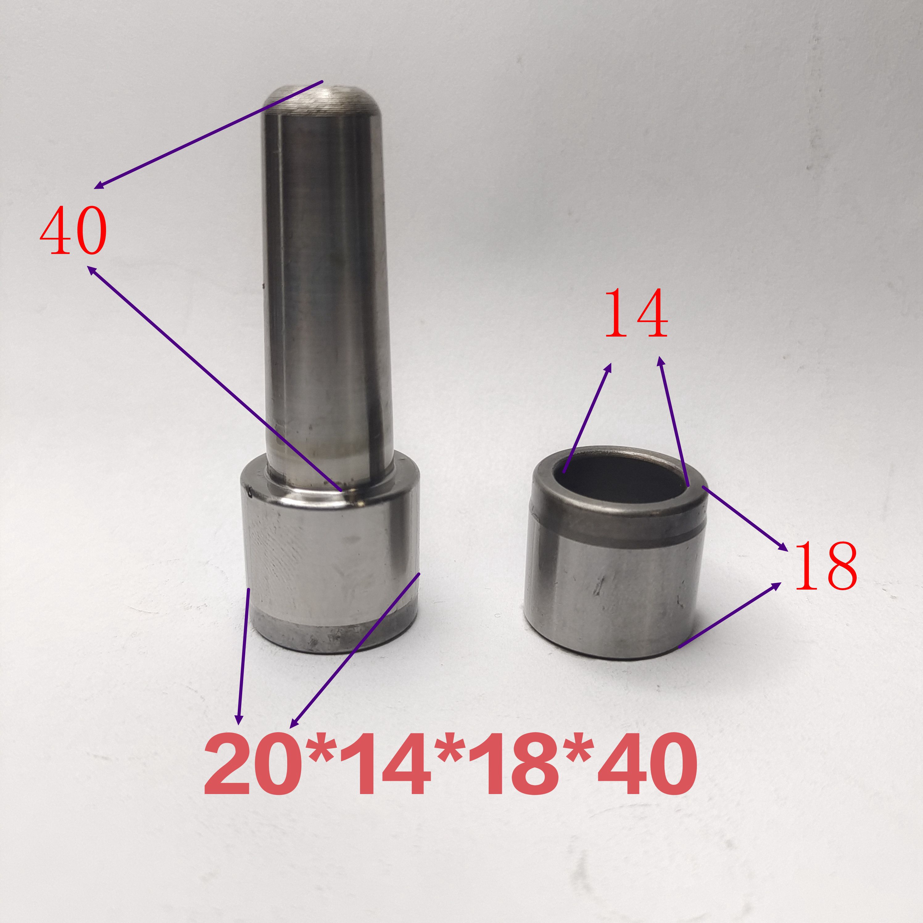 20mm橡胶硅胶模具导柱导套精准定位销套比例导柱材质20cr硬度62± - 图0