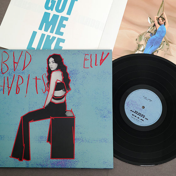 Genuine ELLA Chen Jiahua's 2024 new album BAD HABITS first edition encoded LP vinyl record
