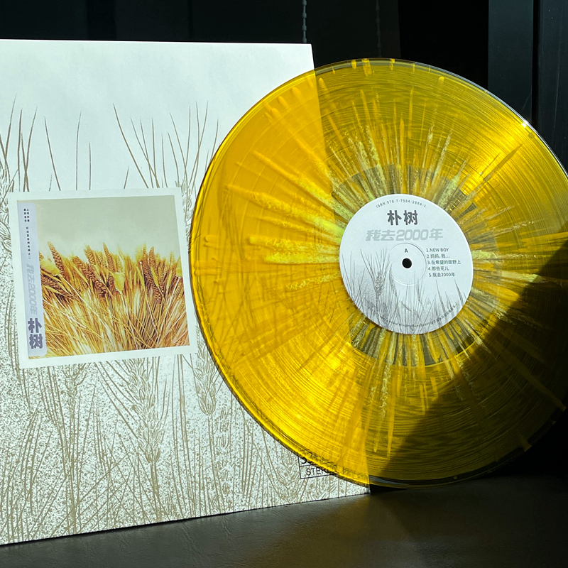 官方正版 朴树专辑 我去2000年 水晶黄色喷溅彩胶 LP黑胶唱片12寸 - 图3