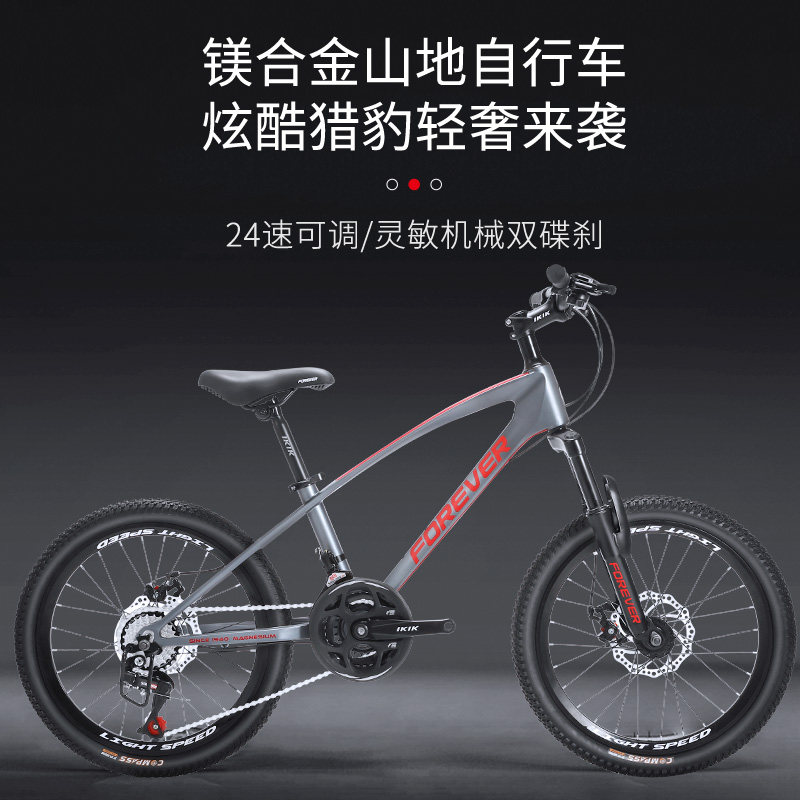 上海永久中大童女孩小学生山地车 永久丹凤自行车
