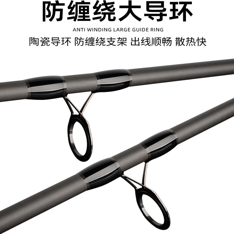 欧式库钓远投超硬大物鱼竿欧鲤钓碳素CARP鲤鱼杆3.6/3.9M三节 - 图2