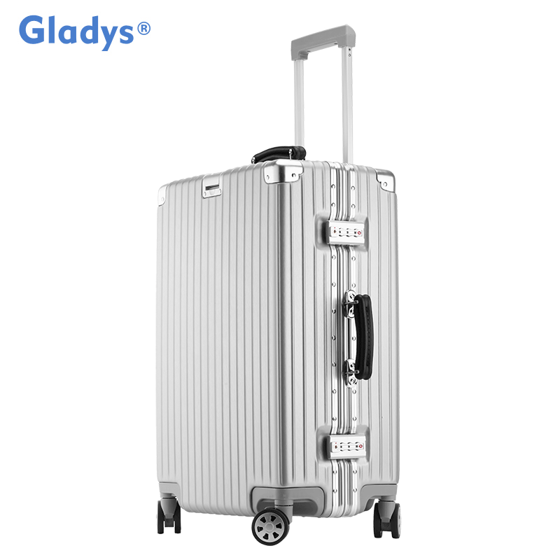 gladys万向轮24寸26 28铝框拉杆箱 gladys旅行箱