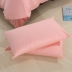 Vỏ gối bằng cotton nguyên chất Màu cotton dày 48 * 74 Bộ vỏ gối đơn có thể được tùy chỉnh - Gối trường hợp