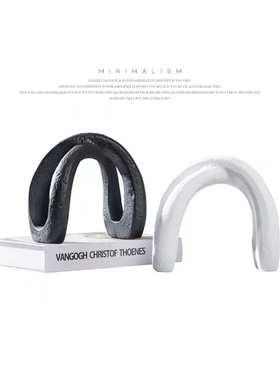 现代简约几何摆件创意客厅电视柜酒柜餐边柜轻奢高档样板间装饰品