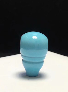 原矿绿松石高瓷金刚星月菩提佛头