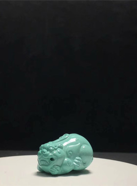 diy绿松石貔貅背云男女款散珠