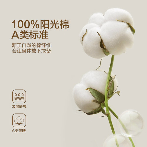 水星家纺全棉四件套100纯棉床单被套四季通用田园风床品26年新品 - 图1