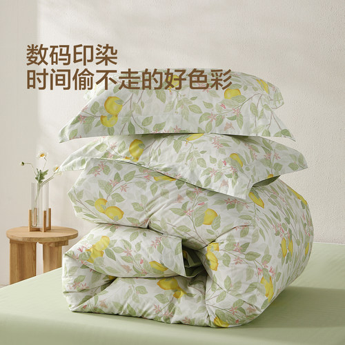 水星家纺全棉四件套纯棉印花家用套件四季被套床单床品26年新品 - 图3