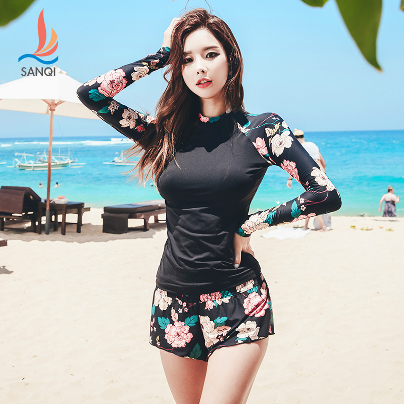 korean long sleeve swimsuit