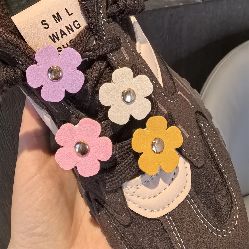 新款秋冬皮革花朵鞋花德训鞋芭蕾风鞋扣高级感装饰扣运动鞋赠配饰,淘宝优惠券,粉丝福利购,淘宝优惠卷