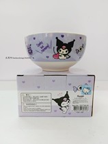 Great Ear Bull December 23 Hong Kong Edition Kuromi Trio Gull Cartoon Cartoon Cartoon Ceramic Rice Bowl