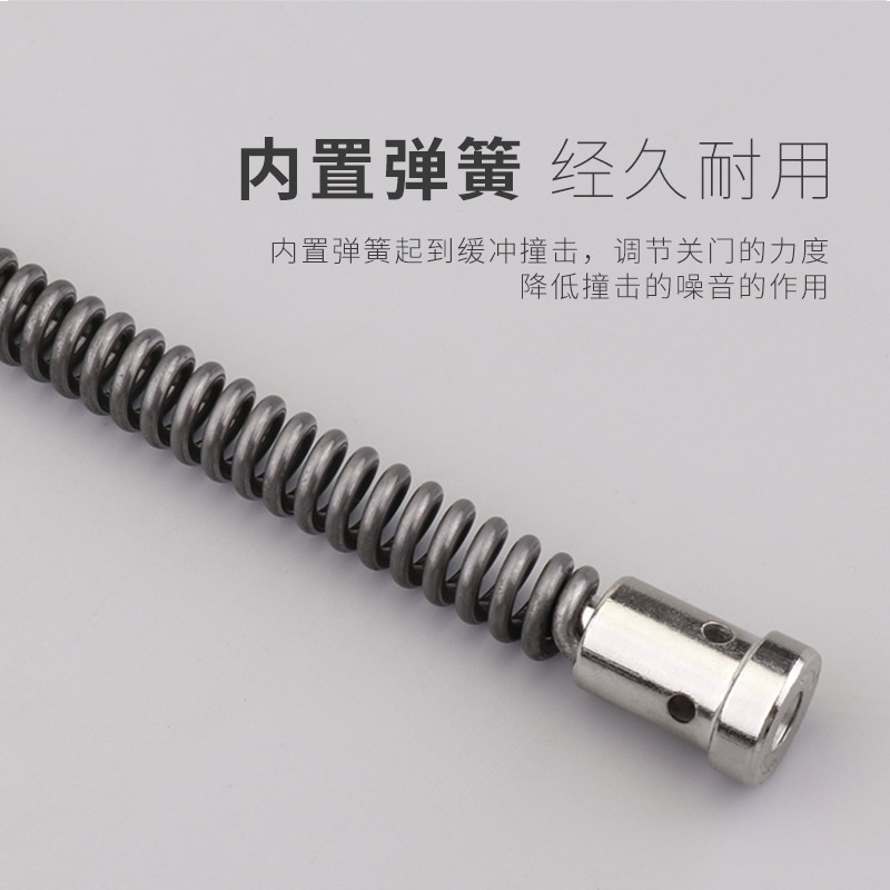 简易闭门器家用关门神器无液压缓冲弹簧合页隐形门自动关门器静音-图2