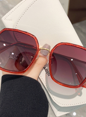 防紫外线防晒圆形墨镜时尚潮流女