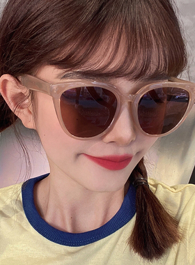 墨镜茶色ins复古风显瘦太阳眼镜
