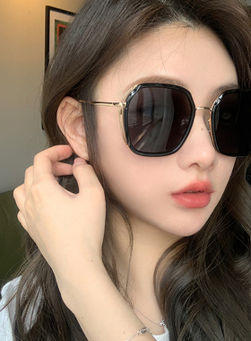 防紫外线防晒圆形墨镜时尚潮流女