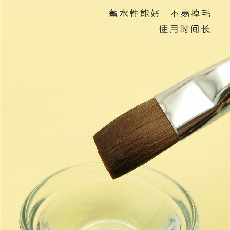 林都平头狼毫水粉画笔套装油画笔水彩笔丙烯笔初学者美术专业排笔,淘宝优惠券,粉丝福利购,淘宝优惠卷