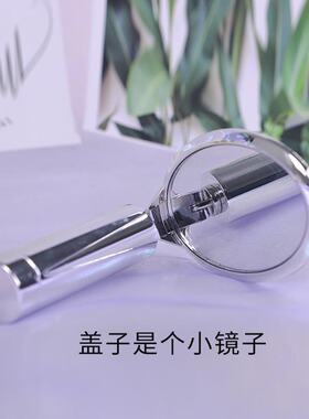 大红不粘杯口红黑玫瑰红滋润唇膏