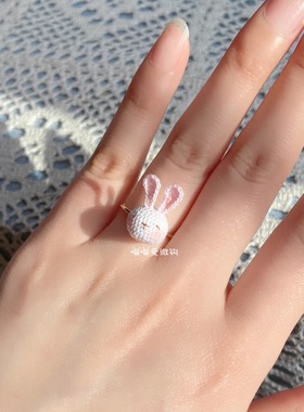 女80蕾丝线14K包金保色戒托可爱