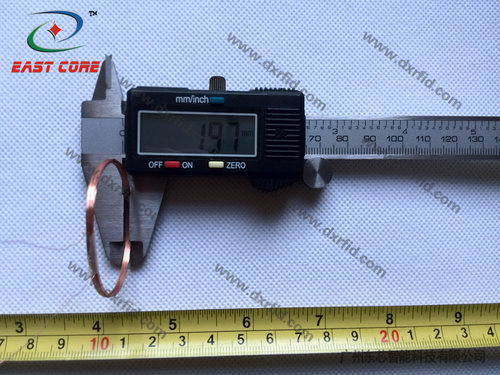 ID读卡器线圈圆形内径40mm外径42mm电感490uH-125KHz-图1